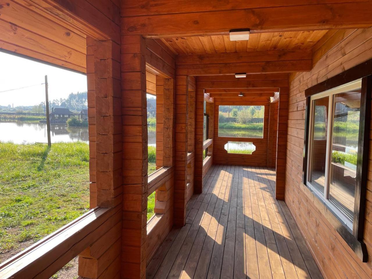 Makariv Guesthouse On The Lake With Bathhouse 70 Km From Kiev المظهر الخارجي الصورة